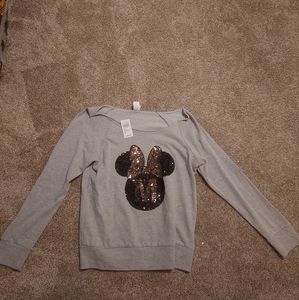 Delia's Minnie Mouse Sparkly Sweatshirt
